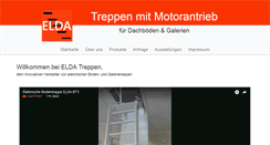 Desktop Screenshot of elda-treppen.de